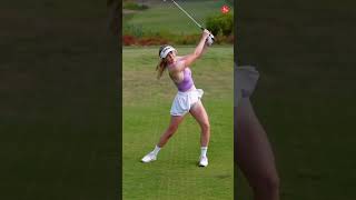 Your favorite golfer Grace charis gracecharis golfshorts [upl. by Cam]