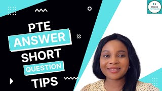 PTE Speaking Answer Short Question Tips and Tricks  QampA [upl. by Suoicul]