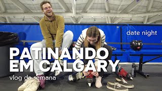 VLOG PATINAÇÃO NO GELO OLYMPIC OVAL DATE NIGHT TRABALHO [upl. by Ane991]