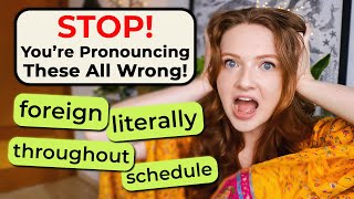 Most Common Pronunciation Mistakes in English ❌ [upl. by Blanch313]