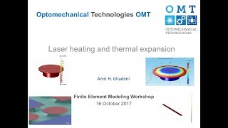 COMSOL simulation tutorial Laser Heating and Thermal Expansion  By Amir H Ghadimi [upl. by Bronk702]