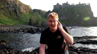 Landscape photography in Northern Ireland Dunluce Castle [upl. by Esorbma]