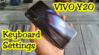 Vivo Y20 keyboard Settings [upl. by Nosnar]