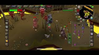 OSRS cannon safe spot for pures 6572k XP an hour Against Lesser demons  karamja [upl. by Baiel]