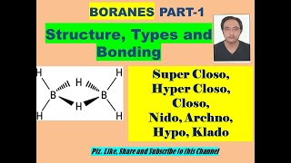 BORANES Structure Types and Bonding in Higher Boranes Part1 Closo Nido Archano Hypo Klado [upl. by Onahpets]