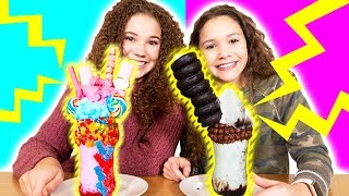 Haschak Sister vs Haschak Sister ULTIMATE Milkshake Challenge [upl. by Chavey]