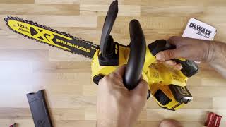 Unboxing DeWalt DCM565N Brushless 18V Chainsaw [upl. by Millham869]