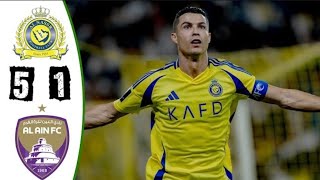 Al Nassr FC vs Al Ain  51  Highlights All Goals AFC Champions League 2425 [upl. by Yme493]