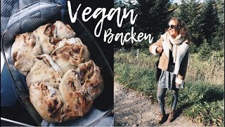 APFEL ZIMT SCHNECKEN mit Vanille Sauce │Veganes Rezept [upl. by Rases]