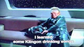 Klingon Drinking Song DS9 Neelix Star Trek Voyager [upl. by Niddala]