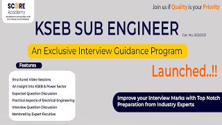 KSEB Sub Engineer Interview Classes  Interview Guidance  Best coaching for Electrical Exams KPSC [upl. by Karl852]