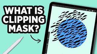 How to use CLIPPING MASK in PROCREATE Shorts [upl. by Florio]