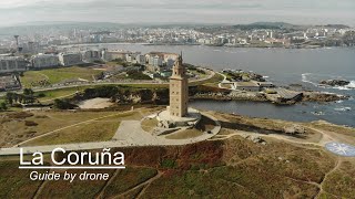 A Coruña Galicia Guided by drone [upl. by Eelyak]