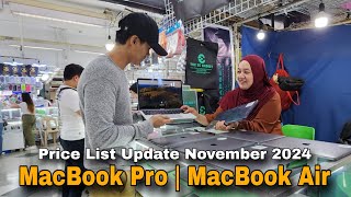 MacBook Pro Series  MacBook Air Series Price List Update November 2024 [upl. by Elnore]