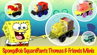 SpongeBob SquarePants Thomas amp Friends Minis Kids Toys Unboxing [upl. by Raji]