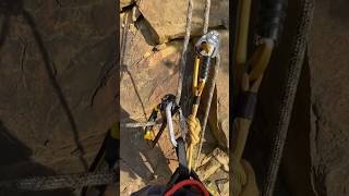 Double rope system Top rope solo Petzl Microtraxion and Ascension Choss City [upl. by Hernardo]