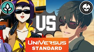 Faye Queen of Hearts Life vs Nicholas D Wolfwood Death  Universus CCG Gameplay [upl. by Landrum342]