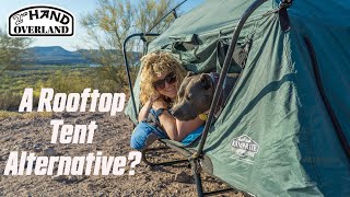 Can A KAMPRITE DOULE TENT COT Replace Your ROOFTOP TENT  4K [upl. by Aciretehs]