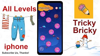 Tricky Bricky Guide for All Levels Game Answer and Walkthrough IOS Version [upl. by Graff434]