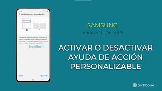 Ayuda de Acción personalizable  Samsung Android 11  One UI 3 [upl. by Ebony]