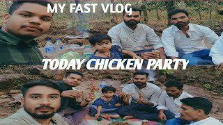 My Fast Vlog Ajj Ham Aye Hai Jangal Me Chicken Party Karne minivlog vlog dallyvlog myfastvlog [upl. by Marcellus]