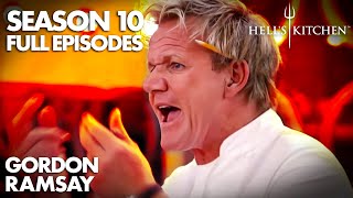 HotHeaded Chef ANGERS Gordon  Hells Kitchen  Season 10  Episodes 16 17 18  Gordon Ramsay [upl. by Chapell777]