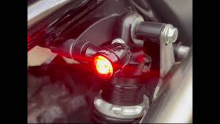 Diabolus Super Mini indicator 3 in 1 4 lines Amber Turn Signal  Red Tail light  Red Brake light [upl. by Vizzone]