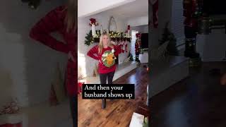 Who wins Husband vs wife Christmas sweater competition christmas couples funny [upl. by Jelene90]