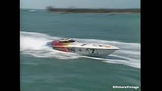 1993 Key West FL Offshore Powerboat World Championships ESPN [upl. by Kilby655]