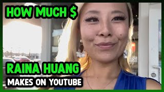 How Much Raina Huang Get paid From YouTube [upl. by Bowie529]