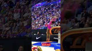 Simone Biles Slow Motion Vault Core Hydration Classic 2024 [upl. by Ringsmuth]