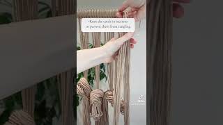 macrame macrametips macrameknots macrametutorial macramepattern macrameinspiration knot [upl. by Nella117]