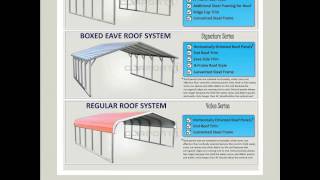 Carport Roof Systems  What Are The Differences [upl. by Gio]