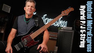 2023 Update  The Sadowsky MetroExpress 21fret Hybrid PJ 5String Bass  Full Demo w Andy Irvine [upl. by Rhoads608]