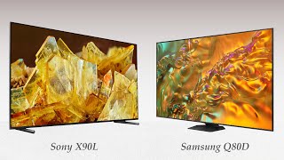 Samsung Q80D vs X90L  BEST Features [upl. by Pelagia]