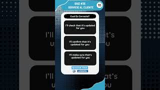 Quiz 35 Servicio Al Cliente en Ingles ingles business quiz [upl. by Tiler]