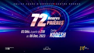 72 HEURES NON STOP  JOUR 1  PST Mohammed SANOGO  031223 [upl. by Nhepets]