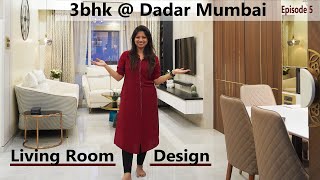 Living Room Interior Design India Hall Interior Design Ideas luxury Apartment Tour Mumbai Nihara [upl. by Chadabe]