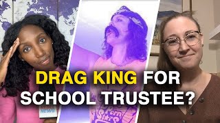 Drag king storytimer and parental rights advocate battle for vacant BC school trustee seat [upl. by Athene714]