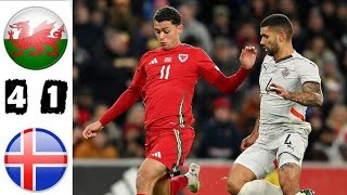 Wales vs Iceland 41 Full Highlights Goals UEFA NATIONS LEAGUE 2024 [upl. by Otcefrep]