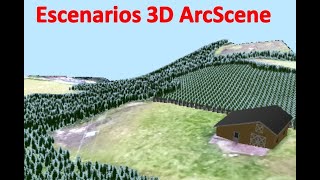 Escenarios 3D en ArcScene de ArcGIS [upl. by Selegna]