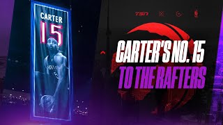 Toronto Raptors retire Vince Carters Number  FULL CEREMONY [upl. by Niassuh]