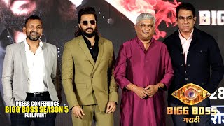 UNCUT  Bigg Boss Marathi Season 5  PRESS CONFERENCE  Riteish Deshmukh  बिग बॉस मराठी सीजन 5 [upl. by Chrissy]