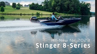 New Bass Boats  Lowe Stinger 8Series Fishing Boats [upl. by Horatio868]