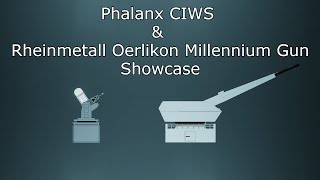 Phalanx CIWS amp Rheinmetall Oerlikon Millennium Gun  Showcase [upl. by Klehm]