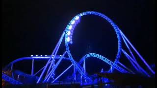 Blue Fire Night Off Ride Europa Park [upl. by Olinde]