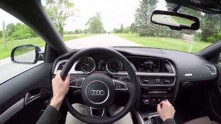 2015 Audi A5 20T Coupe 6MT  WR TV POV Test Drive [upl. by Noinatrad33]