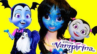 DIY Vampirina DISNEY JUNIOR Halloween Costume Makeover [upl. by Ailedo430]