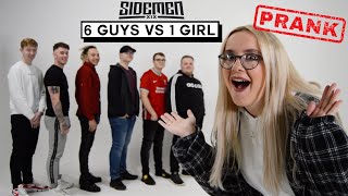 6 GUYS VS 1 GIRL PRANK [upl. by Keller]