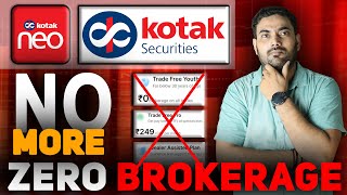 Kotak Neo New Charges  Kotak Securities New Charges  kotak Neo Brokerage Charges  Kotak Neo [upl. by Haeckel622]